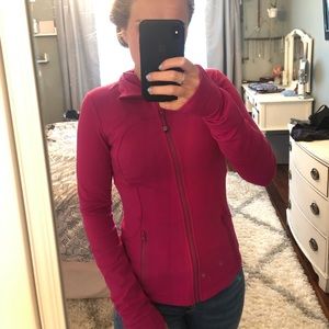 pink lululemon zip up